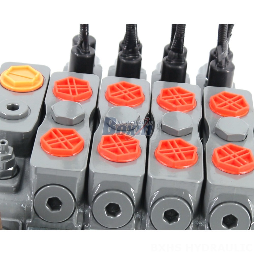 HSDLS180 4-Spool Sectional Directional Valve: OEM/ODM Manufacturing Available, Electric Unloading detail image